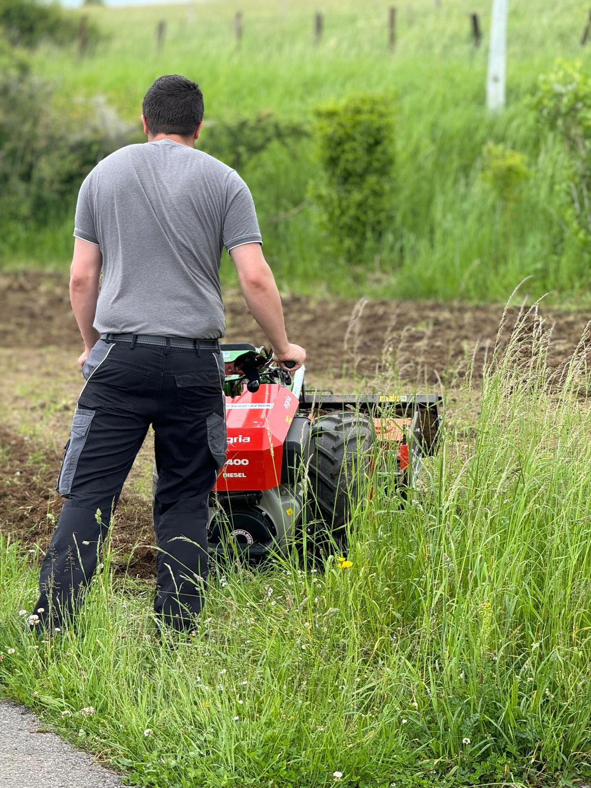 Blumenwiese Vorbereitung